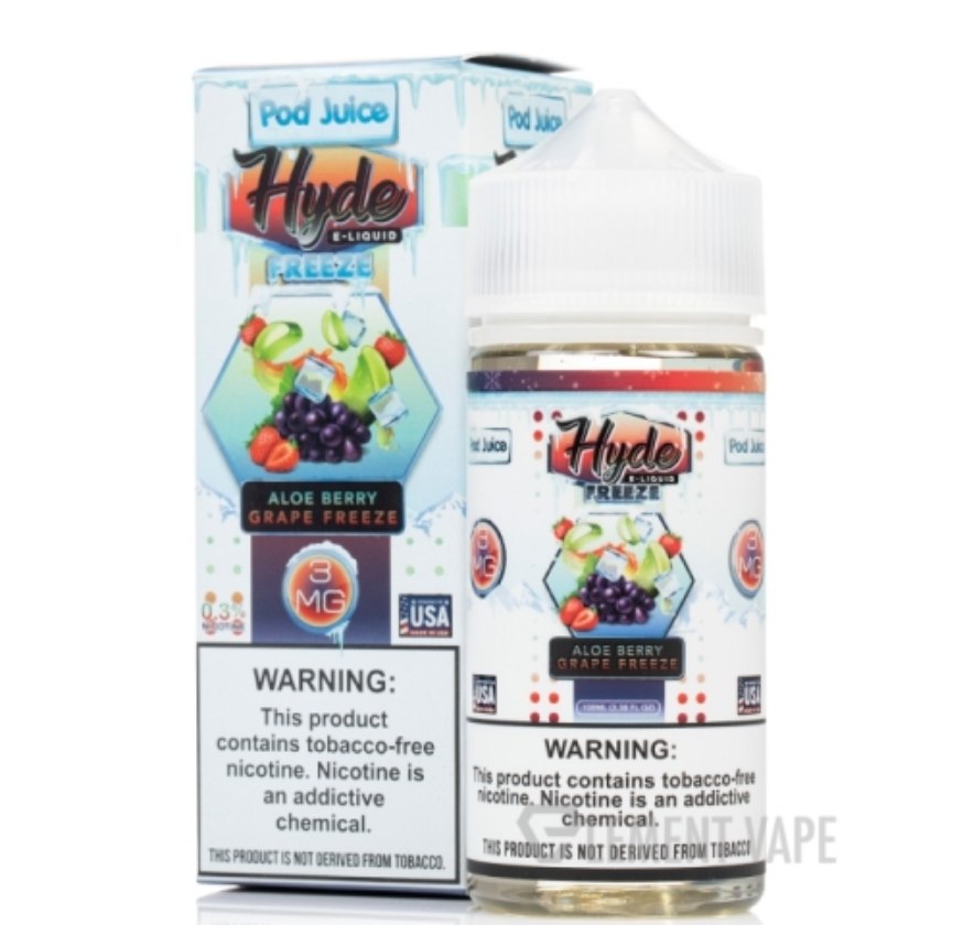 Pod Juice x Hyde Freeze - Aloe Berry Grape 100ml - 3mg