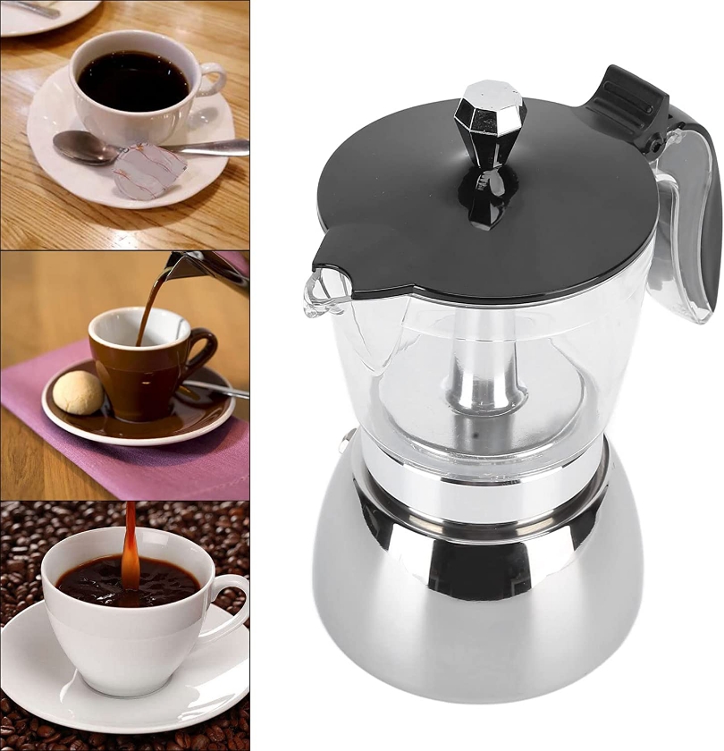 Cafetera espresso moka italiana 6 tazas 