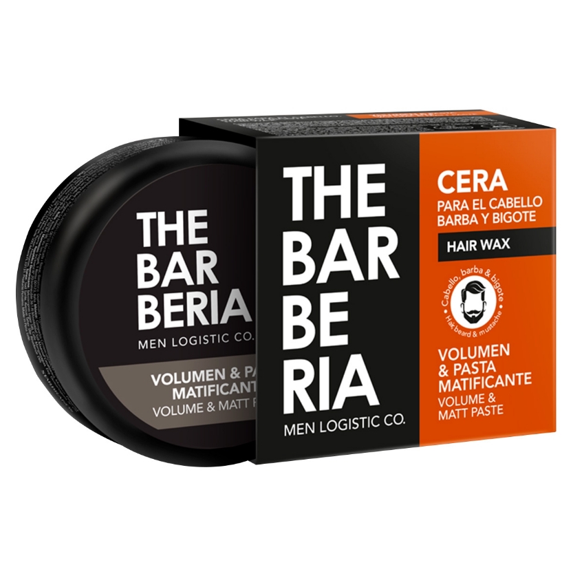 Cera fijadora para cabello 'Volumen y pasta matificante' 