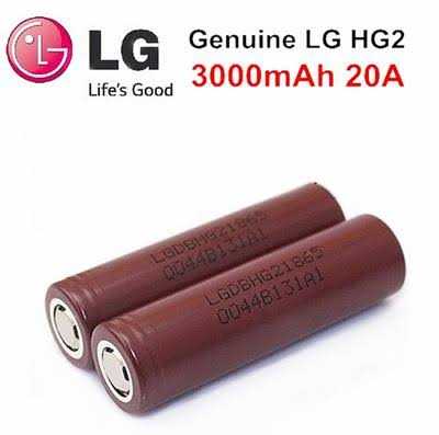 Bateria LG Hg2 18650 3000 mAh 