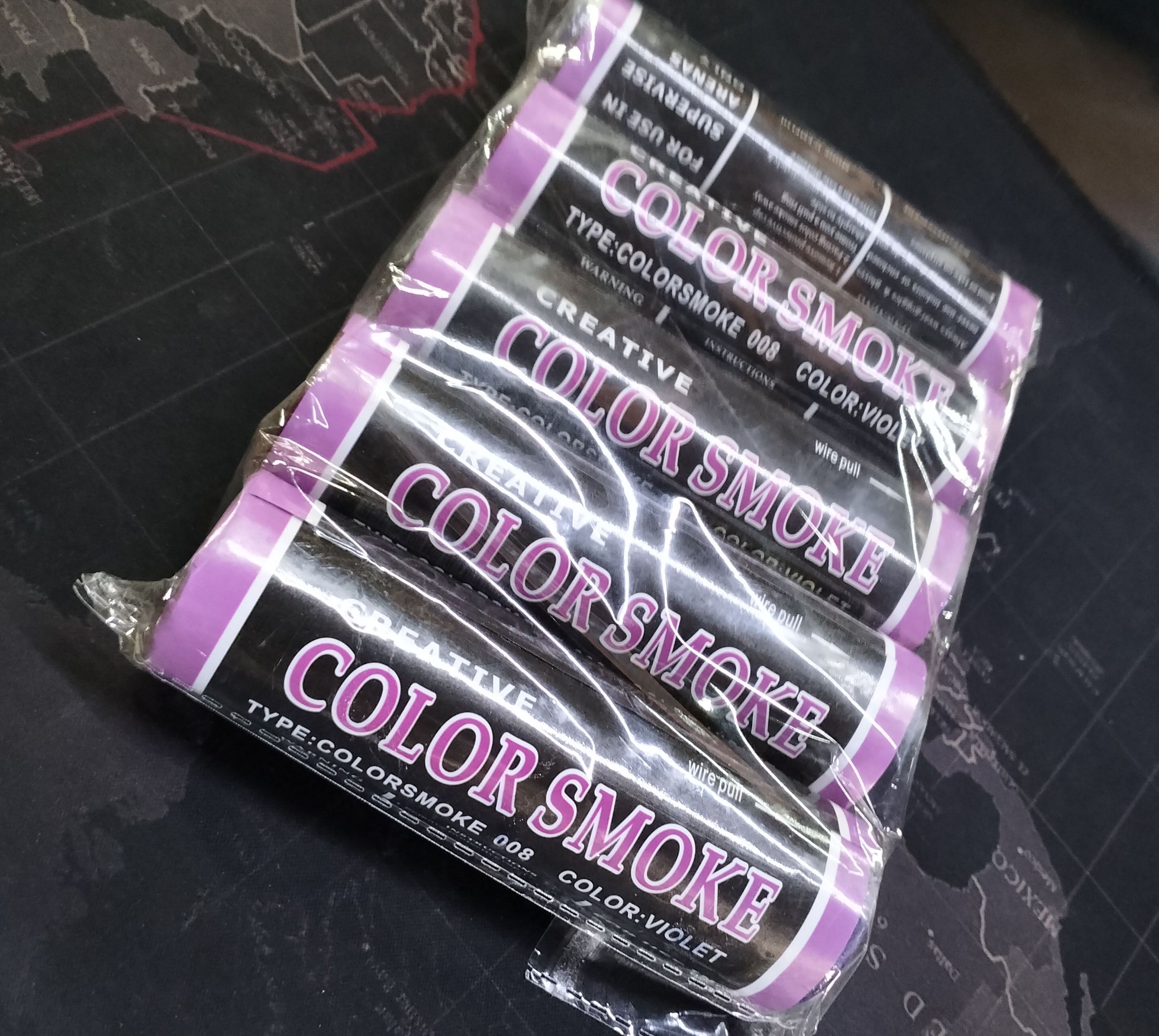 Smoke Grenades Violet 5 pack