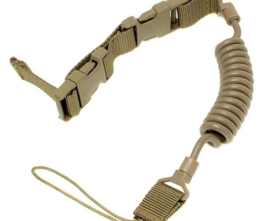 Detachable Pistol Lanyard Black