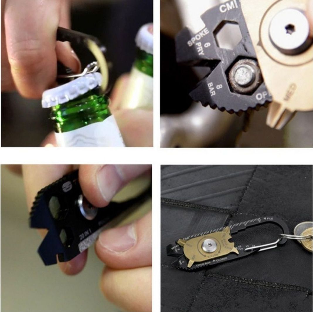 20 in one mini Multi tool key chain 