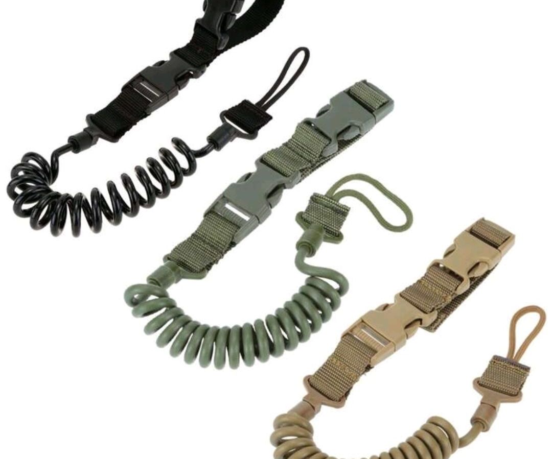 Detachable Pistol Lanyard Black