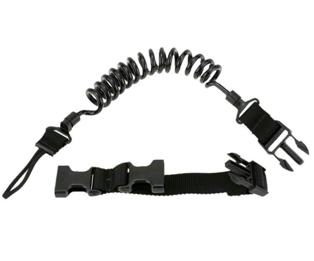 Detachable Pistol Lanyard Black