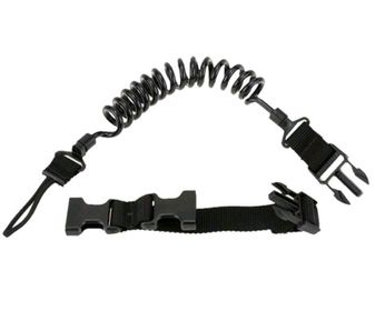 Detachable Pistol Lanyard Black