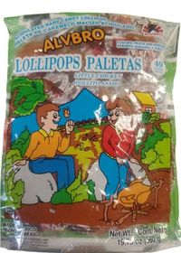 Alvbro Paleta Pollito Asado 40pz