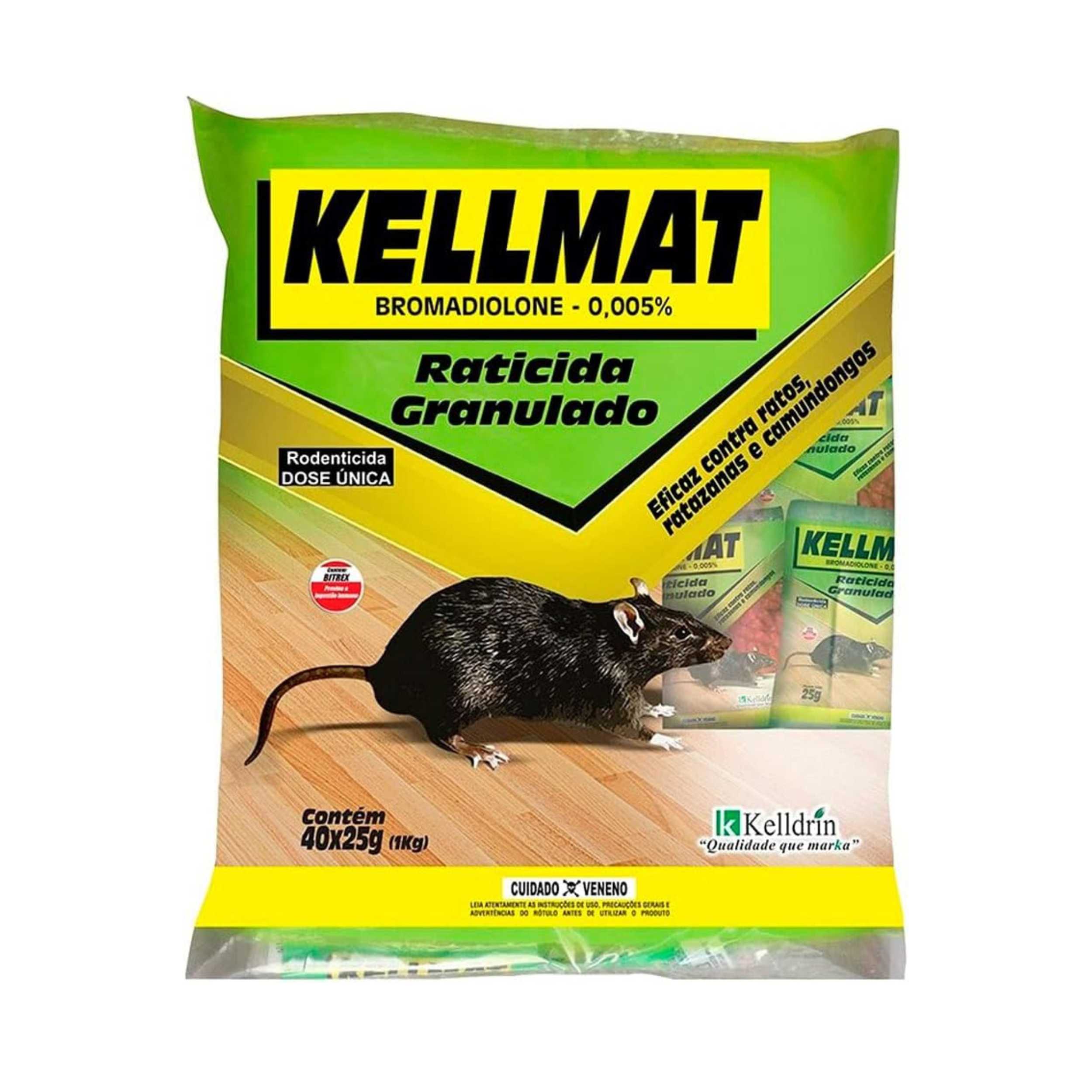 Kellmat Raticida Granulado 25g