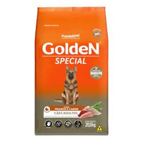 Ração GoldeN Special Cão Adulto Frango e Carne 20kg