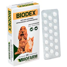 Biodex Anti-inflamatório, Antialérgico e Antirreumático Biofarm ( Cartela )