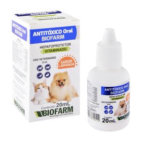 Antitóxico Oral Hepatoprotetor Vitaminado Biofarm 20ml