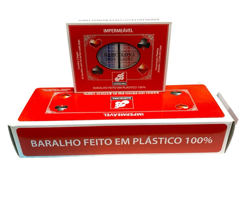 Baralho de plástico 100% BAR:69087