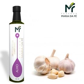 [Fazenda Maria da Fé] Azeite de Oliva Extra Virgem Aromatizado com Alho [Acidez 0,2%] 250ml