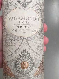 [Vagamondo] Vinho Primitivo Puglia [Itália] 750mL