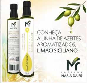 [Fazenda Maria da Fé] Azeite de Oliva Extra Virgem Aromatizado com Limão Siciliano [Acidez 0,2%] 250ml