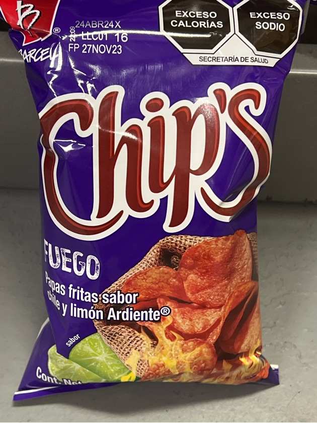 Barcel Chips Fuego Chica 46gr