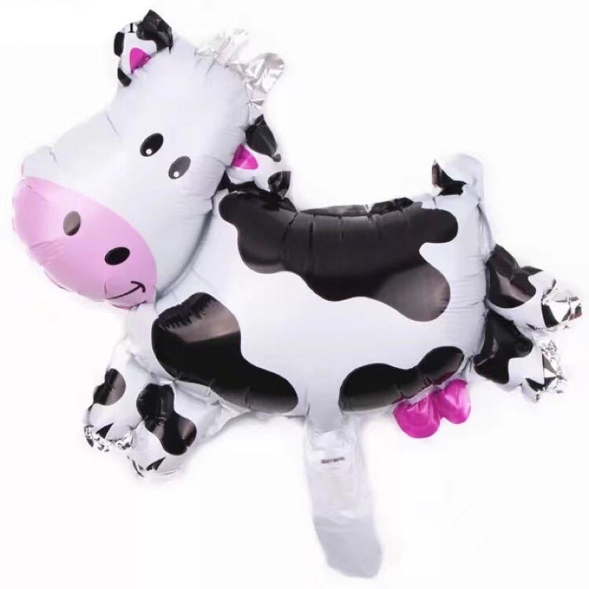 Cow Metallic Small Balloon Globo de vaca 