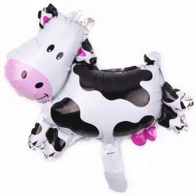 Cow Metallic Small Balloon Globo de vaca 