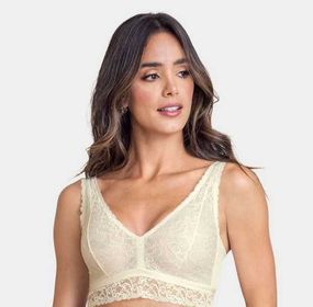 L-Bralette triangular - Marfil 36