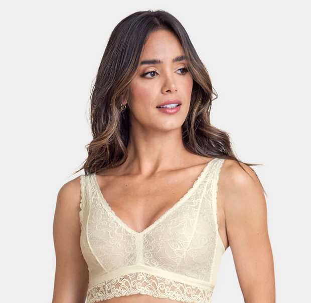 L-Bralette triangular - Marfil 34