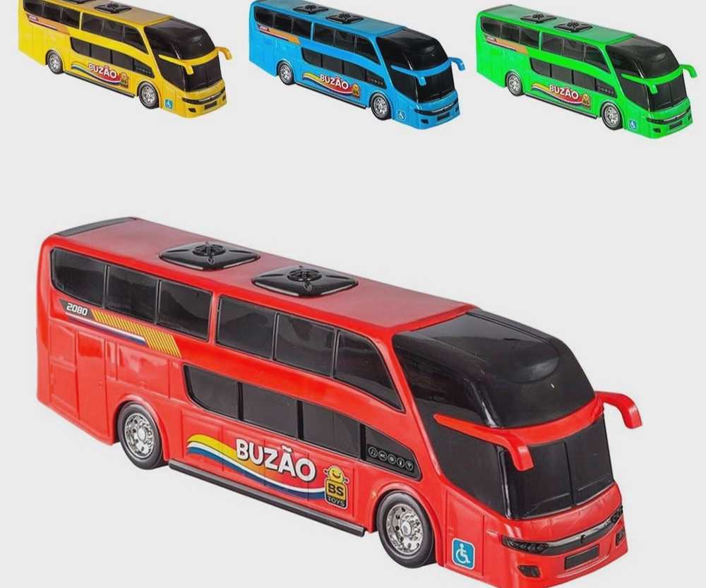 CX: 12 Ônibus Buzão Infantil Colorido Roda Livre