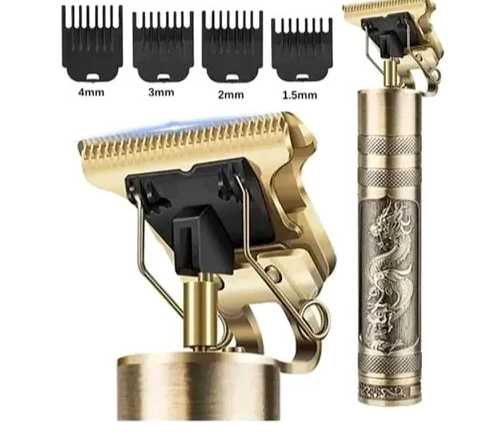 CX: 100 BarberMax Maquina Barba Cabelo 4 Pentes - Golden Edition