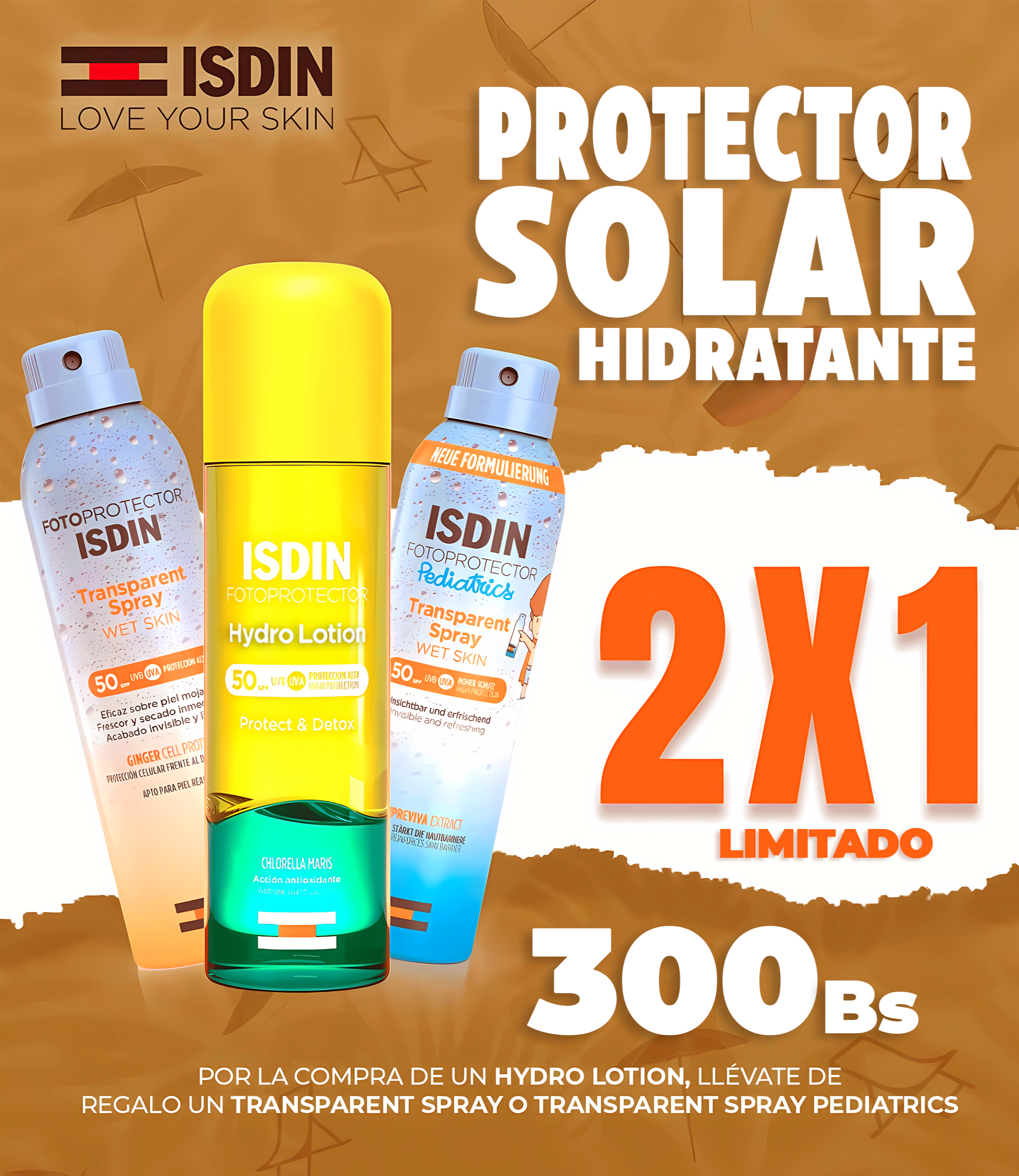 Hydrolotion y Protector solar