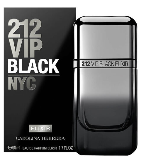 212 VIP Black Elixir Carolina Herrera Eau de Parfum - Perfume Masculino 50ml