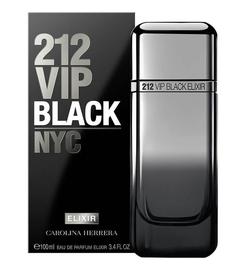212 VIP Black Elixir Carolina Herrera Eau de Parfum - Perfume Masculino 100ml