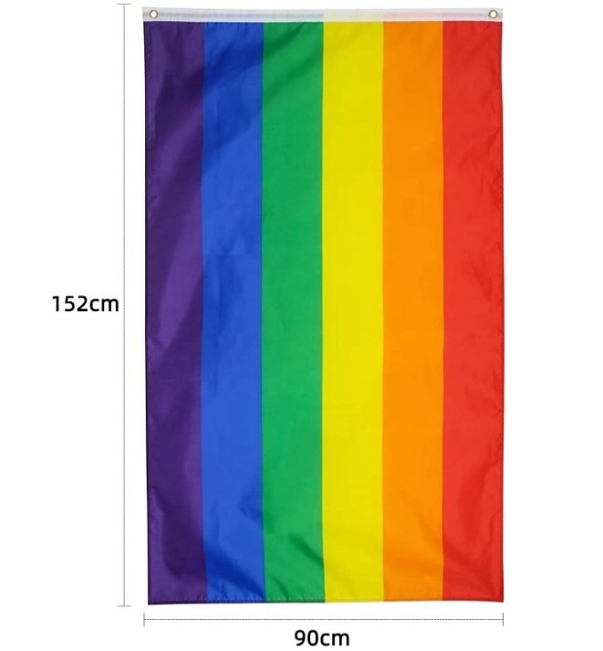 LGBT Rainbow Stripe Flag