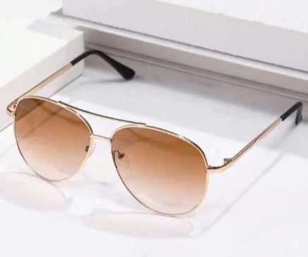 Brown Aviator Sunglasses