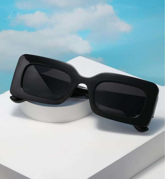 Black Square Fashion Sunglasses