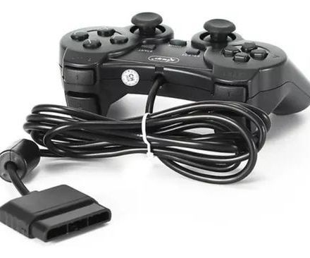 Controle Joystick Dual Shock PS2 Com Fio Knup KP27