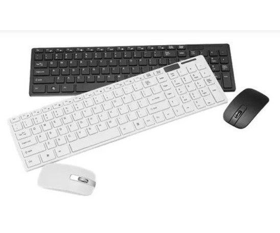 Kit Teclado e Mouse sem fio LEHMOX LEY171 Slim Preto