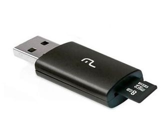 Cartão Micro SD 64GB 2 em 1 Multilaser