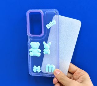 Capa Realme C55 Clear Stick 3D