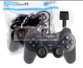 Controle Joystick Dual Shock PS2 Com Fio Knup KP27