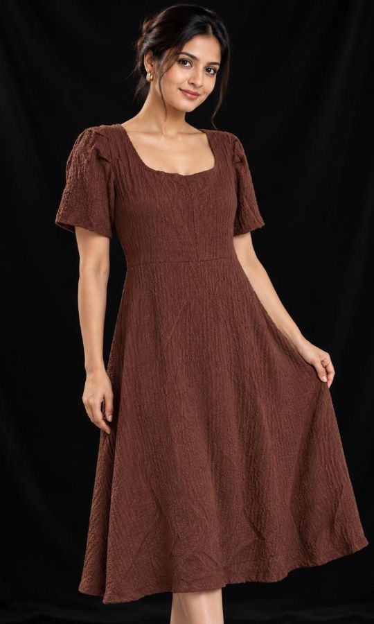 Coffee Brown Frock