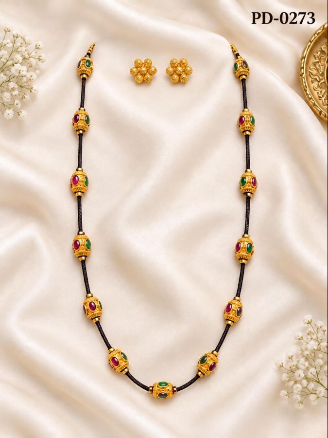 Traditional Indian Mangalsutra jewelry set