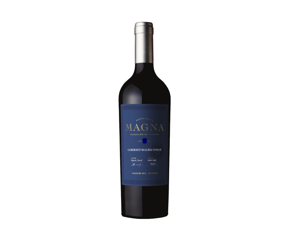 Vinho Argentino Tinto Magna Cabernet-Malbec-Syrah Santa Julia Garrafa 750ml