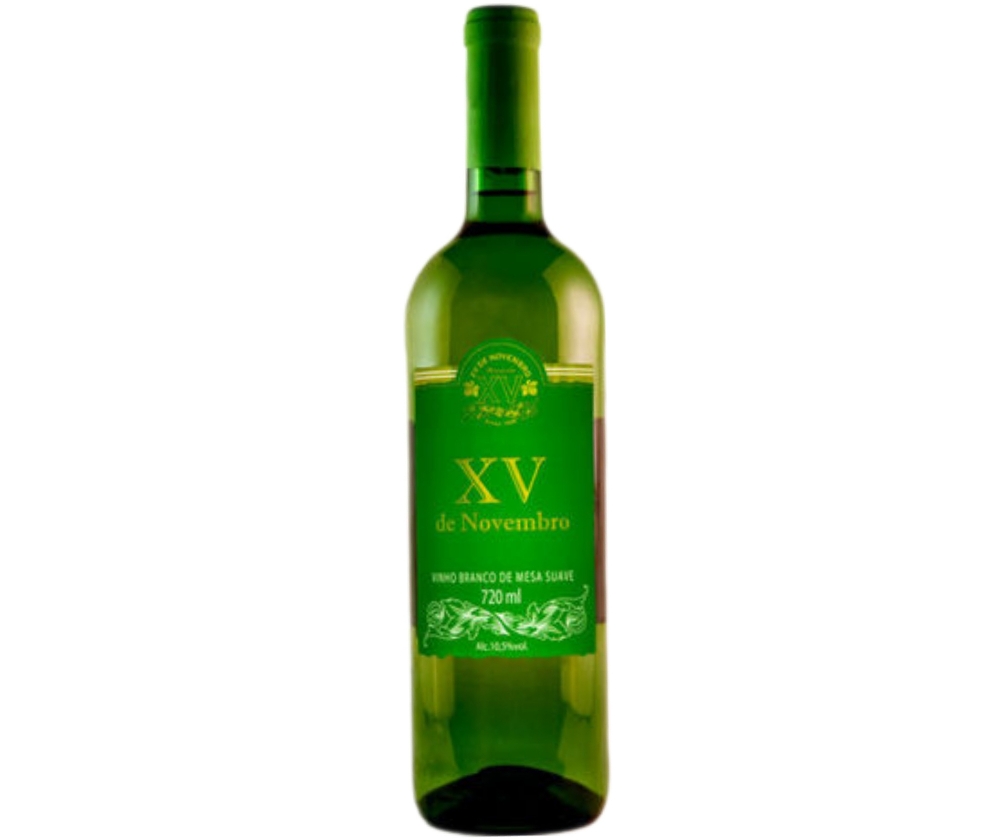 Vinho Branco Suave 720 Ml-Xv De Novembro