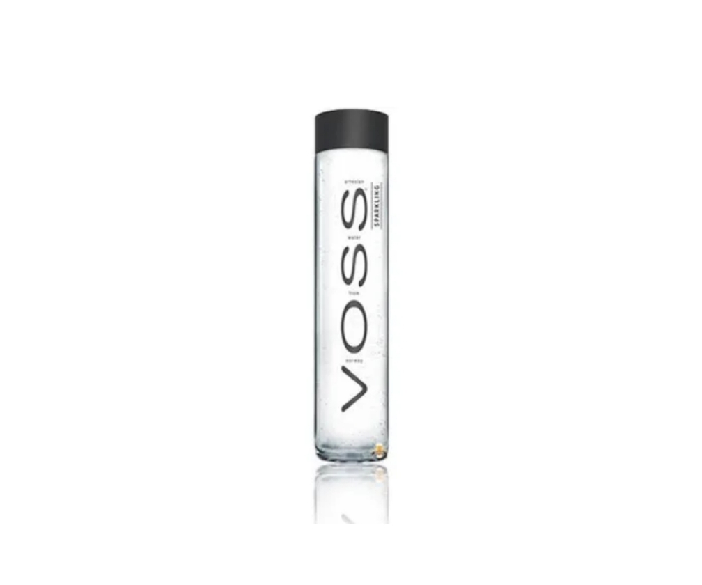 Água Voss Com Gás Vidro 800ml