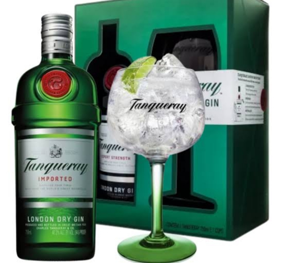 Gin tanqueray com Taça para presente