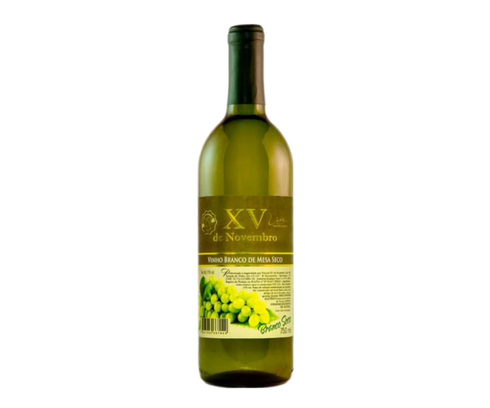 Vinho Branco Seco 750ml-Xv De Novembro