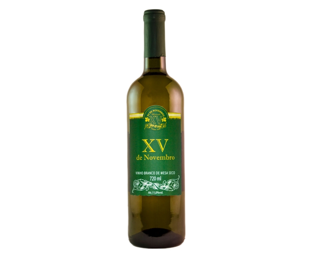 Vinho Branco Seco 720ml -XV De Novembro