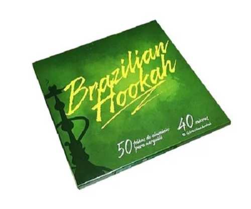 Brazilian Hookah Foil 50 Folhas Papel Alumínio Para Narguilé 