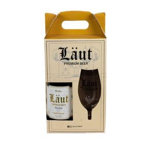 Laüt Premium Beer com Taça