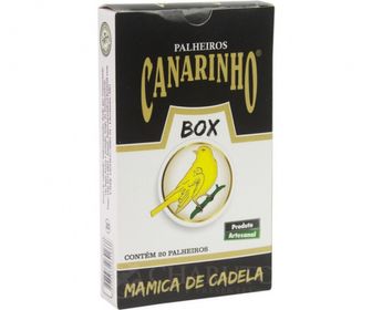 Cigarro de Palha Palheiros Canarinho Mamica de Cadela - Maço (20)