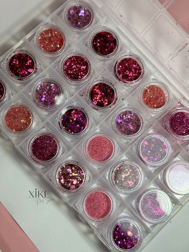 Caja Glitter Pink