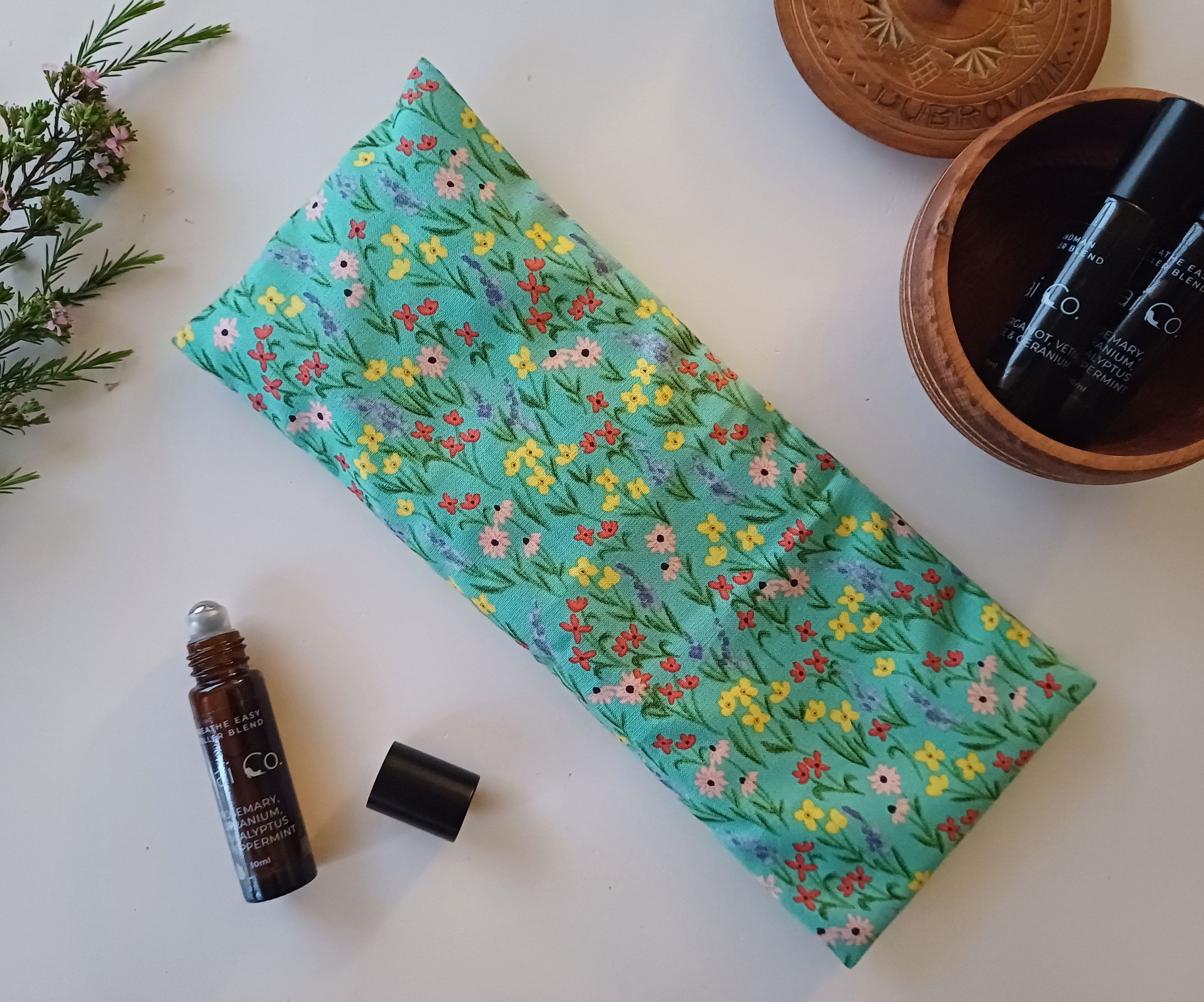 Eye Pillows - with Flax seed - Wild Flowers